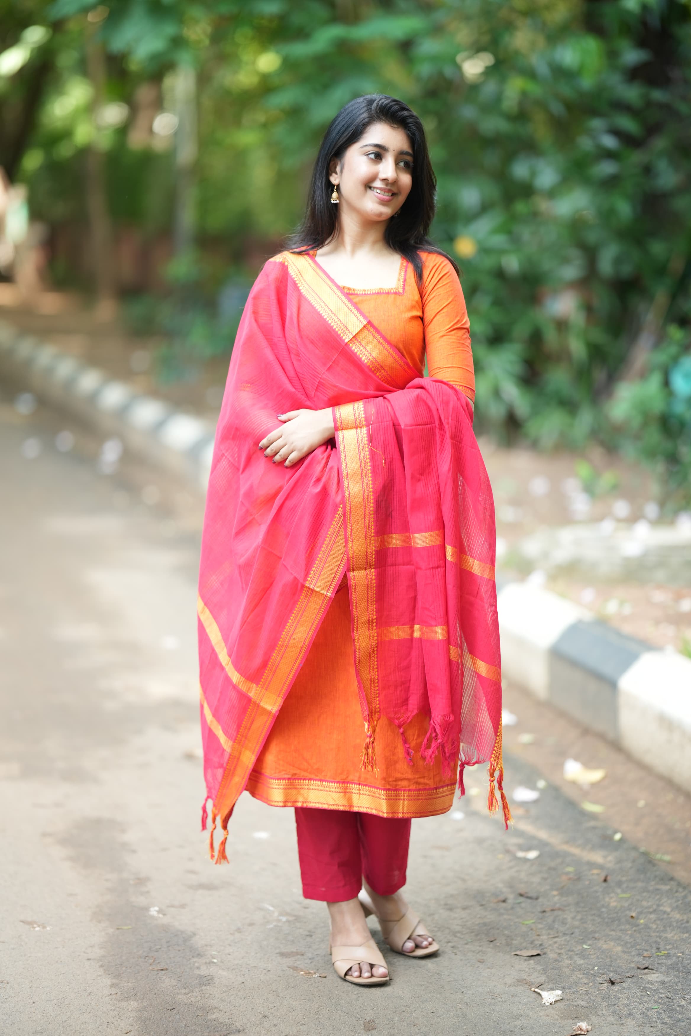 DD613 Agalya Pure Cotton Kurti for Women - Comfortable & Stylish Indian Tunic Top for Casual Wear, Office & Festive Occasions