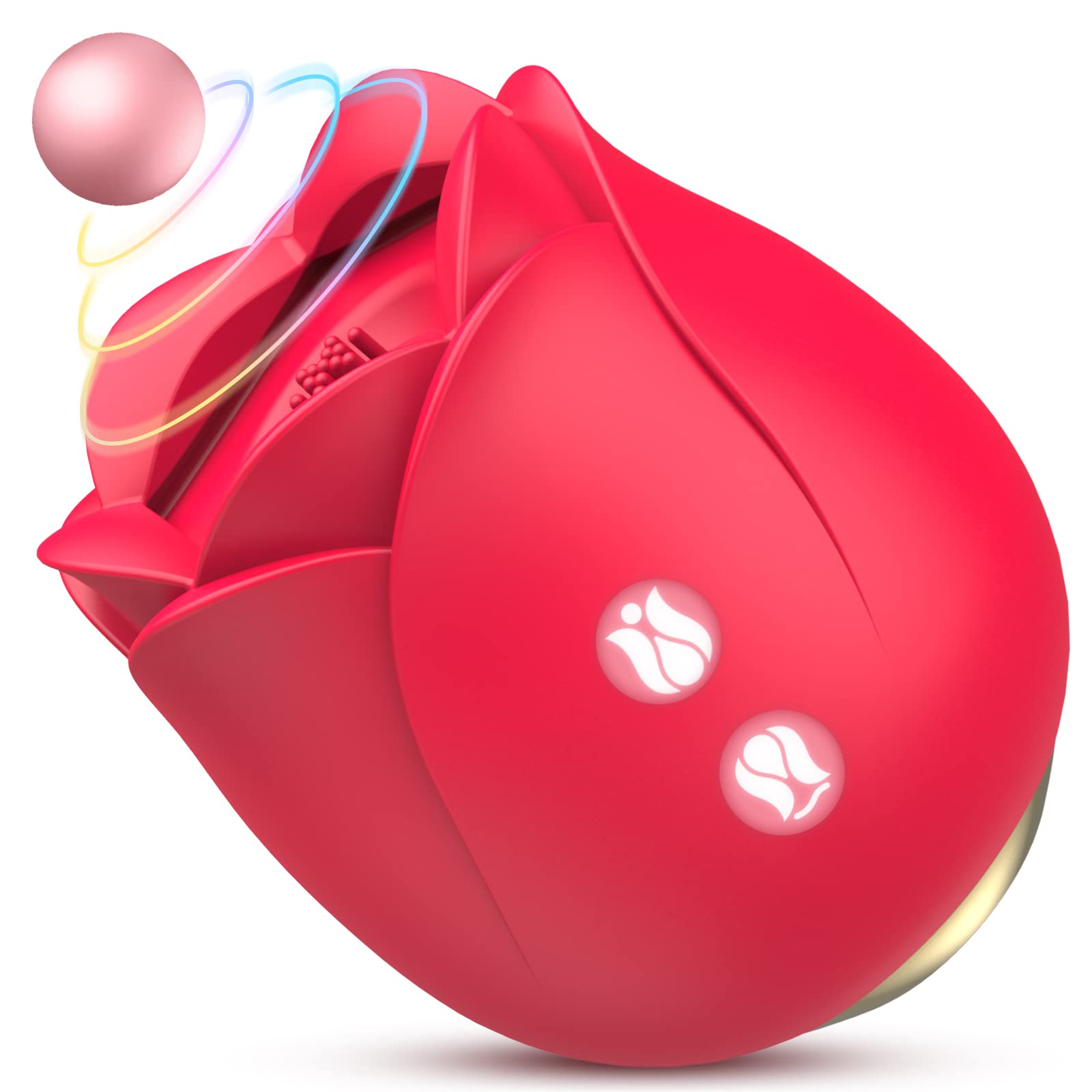 Premium Rose Toy for Women - 9-Speed Clitoral & Nipple Stimulator with G-Spot Vibration, Rechargeable Adult Massager for Couples & Solo Play | Romantic Gift, Bedroom Enhancer, Stress Relief & Intimate Exploration