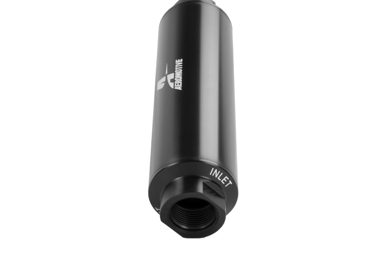 Aeromotive AN-16 100 Micron Stainless Steel Inline Fuel Filter - High Flow Performance for Racing, Marine & Off-Road Vehicles