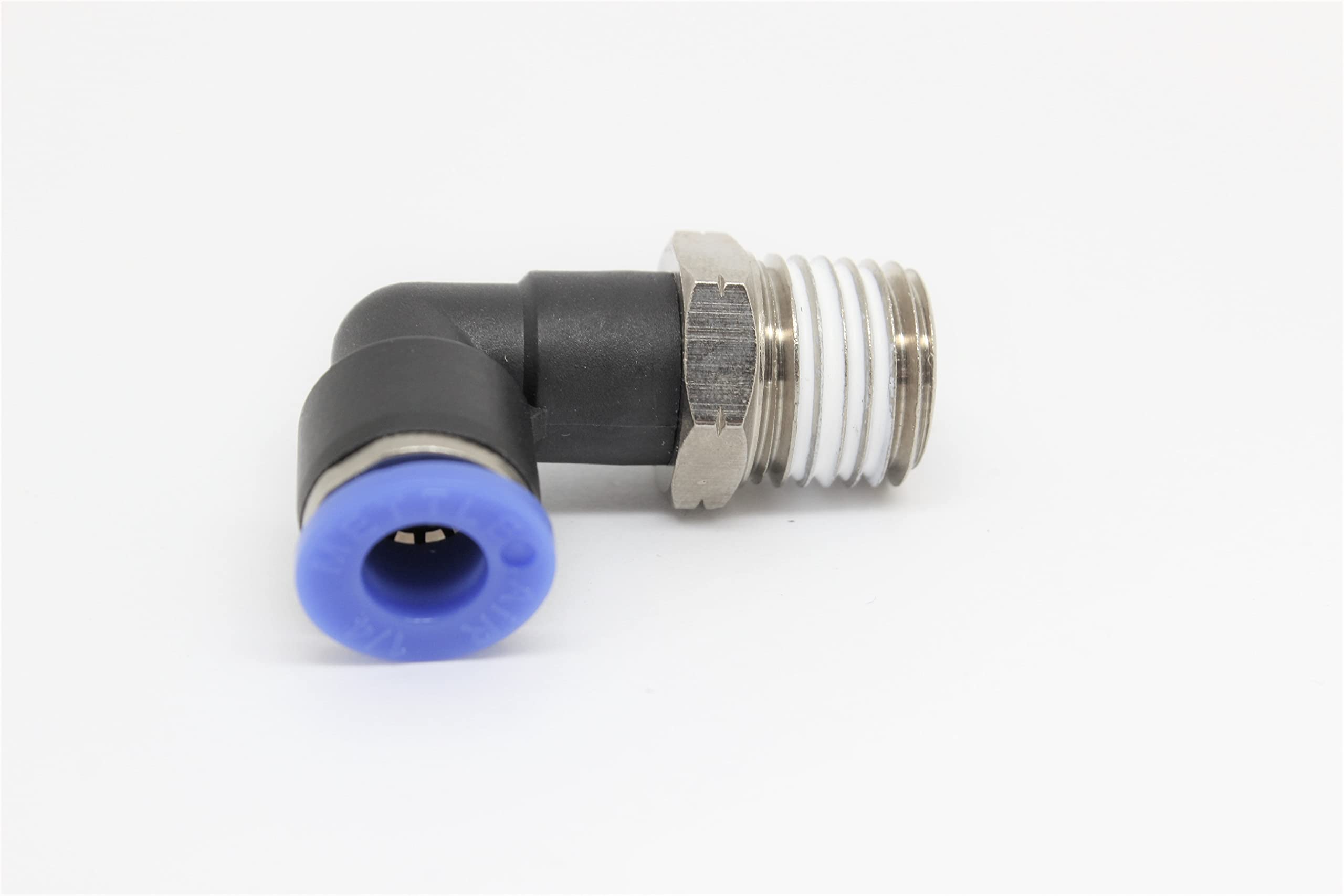 Push to Connect L Shaped Elbow Male Fitting 4mm OD, 1/4