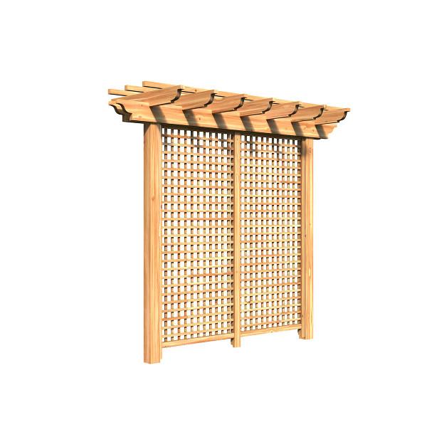 Premium Treated Pine Monterrey Pergola with Decorative Lattice - Perfect for Outdoor Patio, Garden, and Backyard Shade