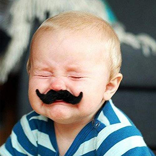 12-Piece Set Funny Fake Mustache & Beard Whiskers for Halloween, Christmas, Birthday Parties - Novelty Costume Accessories for Kids, Adults, Gifts & Favors - Perfect for Cosplay, Themed Events, Photo Booths & Family Games