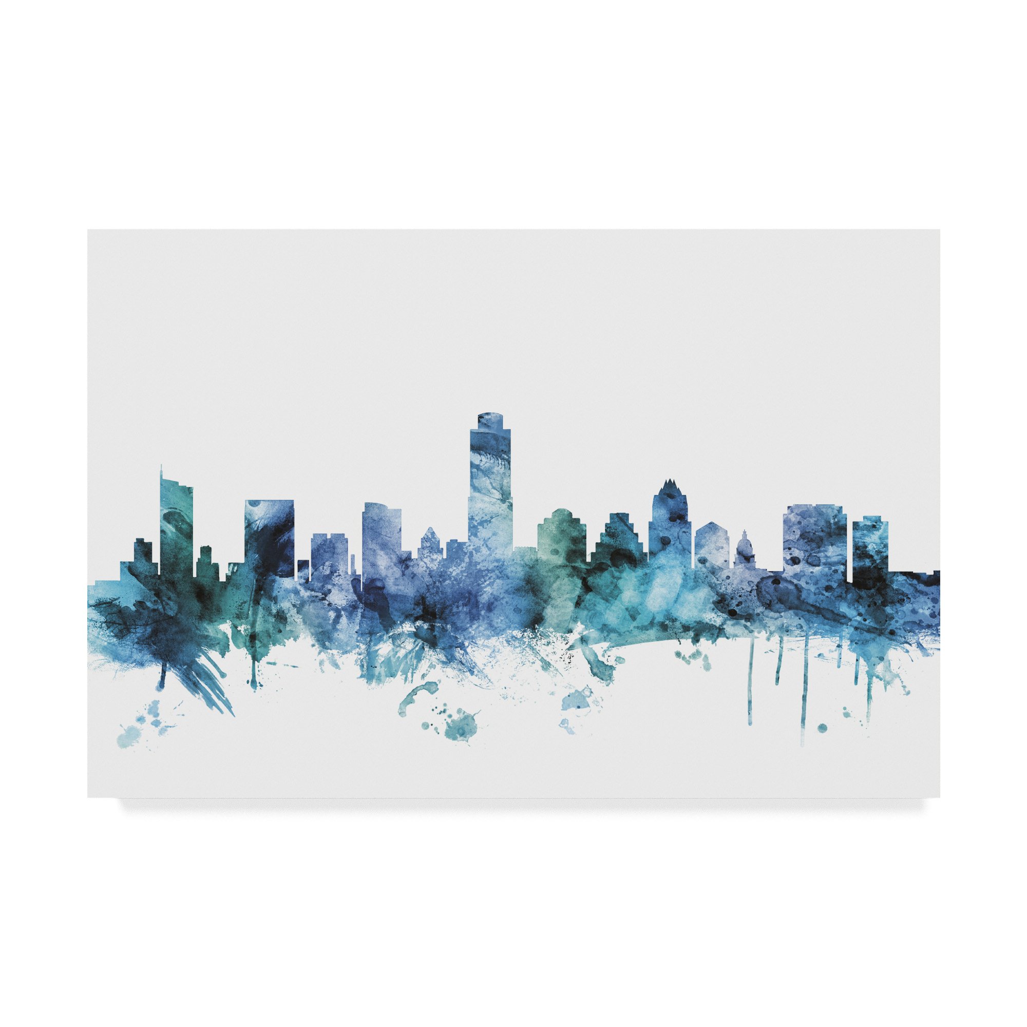 Trademark Fine Art Michael Tompsett Canvas Wall Art - Vibrant Multicolor Abstract Painting for Modern Home & Office Decor | Perfect for Living Room, Bedroom, or Workspace