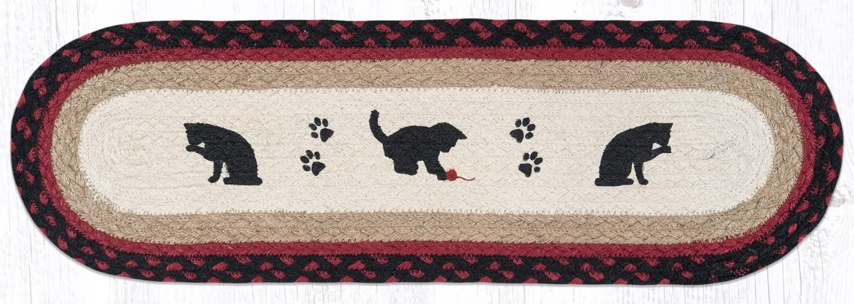 Premium Non-Slip Earth Tone Stair Treads - Soft Red Carpet Staircase Mats for Home Safety & Decor | Perfect for Stairs, Hallways, and Entryways (Set of 12)