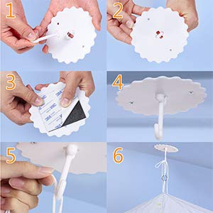 Glow in the Dark Mosquito Net Canopy with Luminous Stars - Dome Bed Tent for Baby, Kids, Girls & Adults - Perfect for Nursery, Bedroom & Outdoor Camping Protection