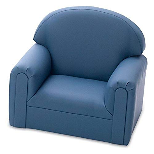World Toddler Enviro-Child Upholstered Chair - Blue Kids Furniture for Playroom, Nursery & Preschool - Eco-Friendly Children's Seating Solution