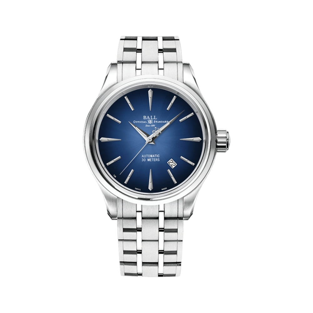 Trainmaster Legend Blue Dial Men's Watch - Classic Analog Quartz Timepiece for Business & Casual Wear | Perfect for Office, Travel & Special Occasions