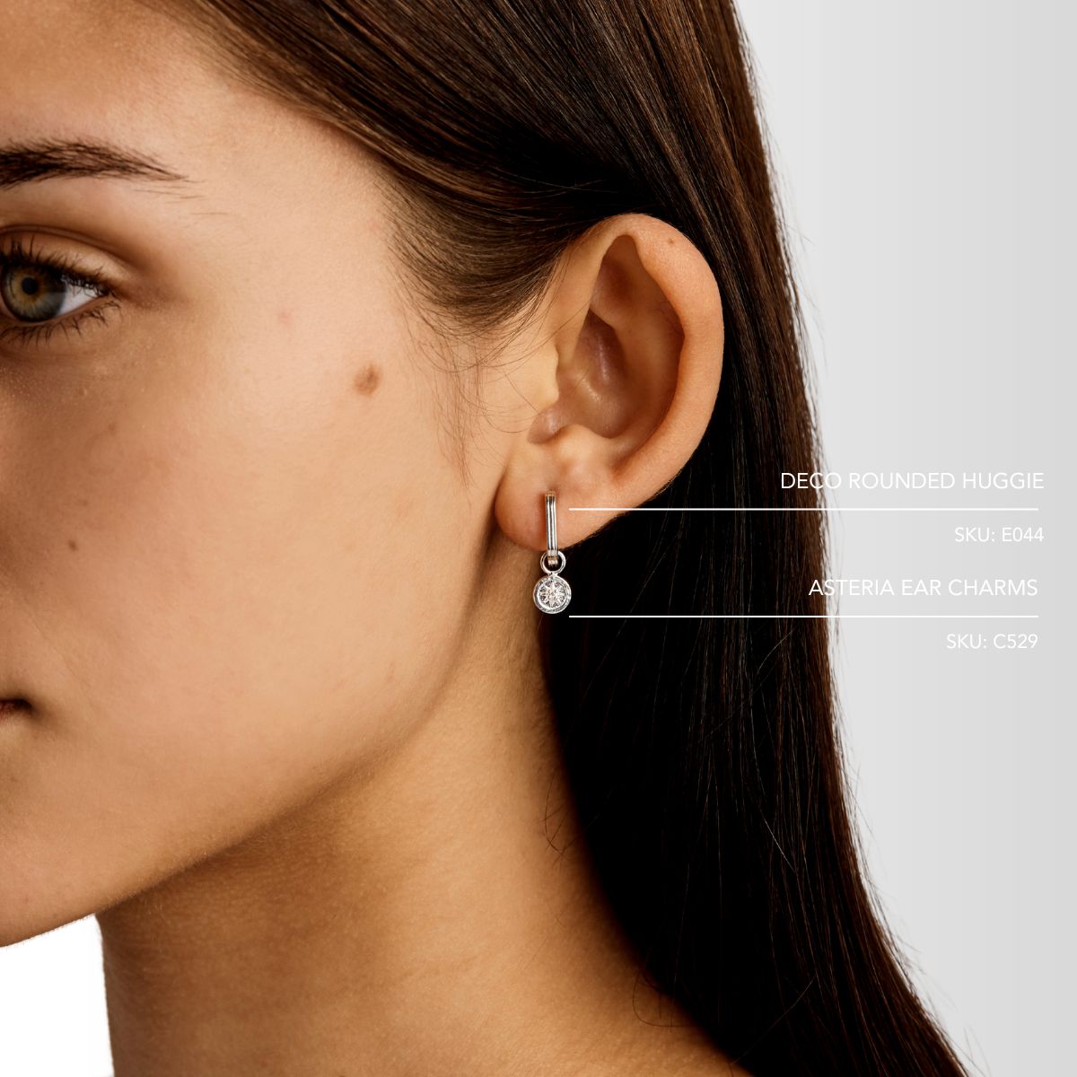Deco Rounded Huggies - Soft and Comfortable Earrings for Women | Perfect for Everyday Wear, Parties, and Gifts