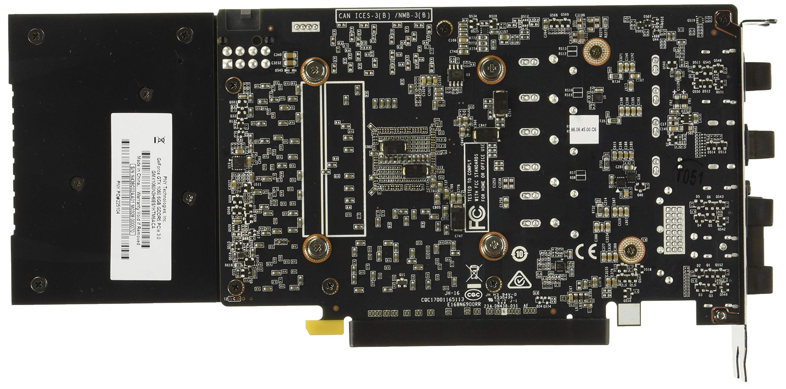 PNY GeForce GTX 1060 6GB GDDR5 PCI Express 3.0 Graphics Card (Renewed) - High Performance Gaming GPU for PC, VR & 4K Video Editing