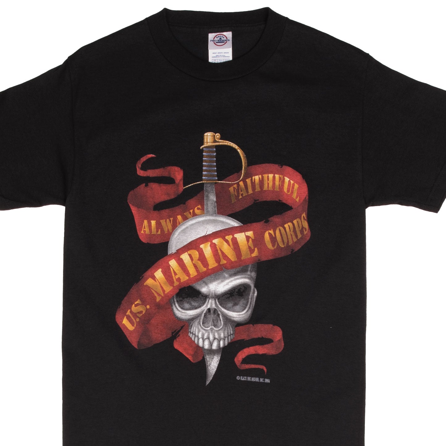 Vintage USMC United States Marine Corps T-Shirt 2004 - Small Size - New Old Stock - Military Apparel for Collectors & Veterans - Perfect for Patriotic Events, Reenactments & Casual Wear
