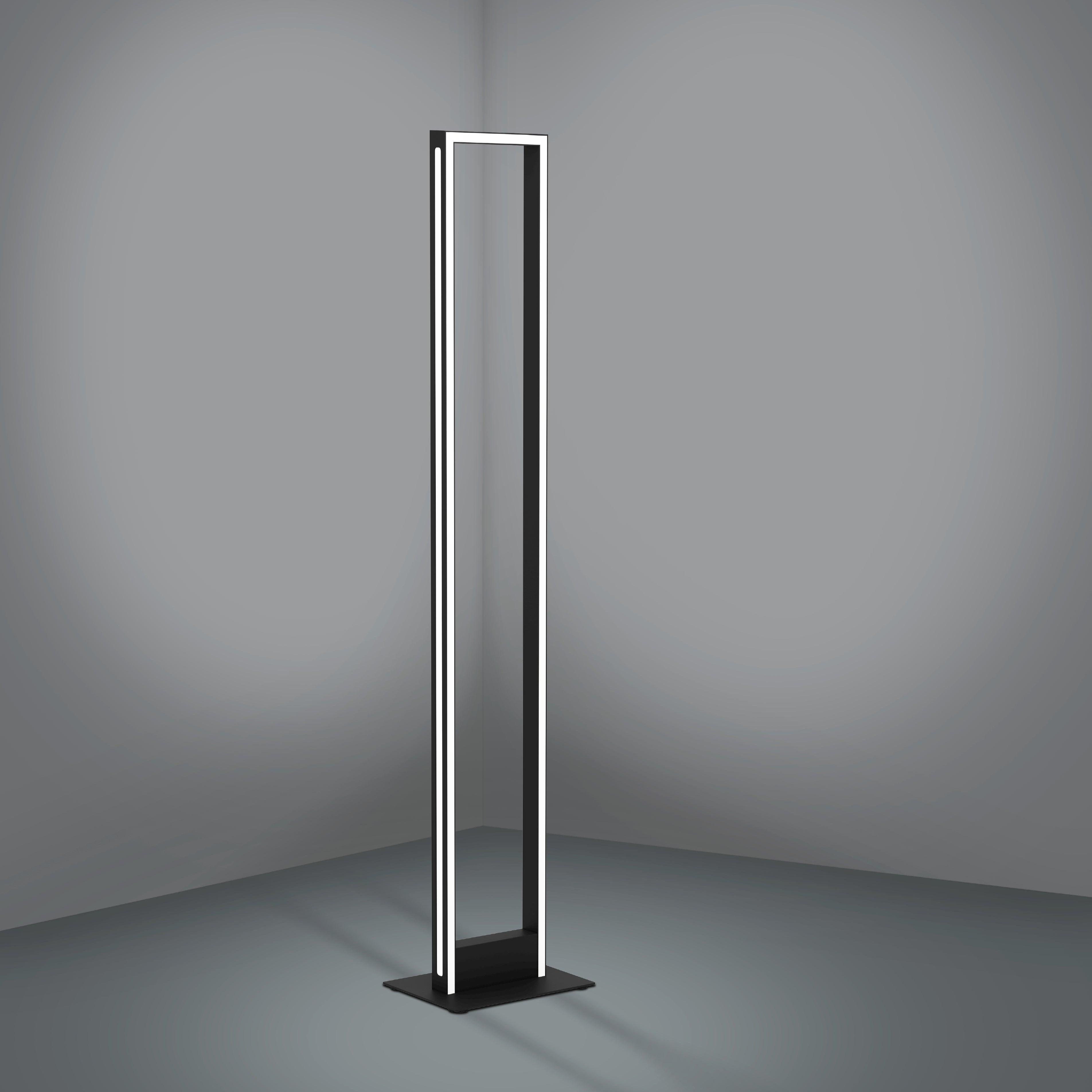 Eglo Connect Salvilanas Z Smart LED Black Modern Floor Lamp - WiFi & App Controlled, Dimmable Lighting for Living Room, Bedroom & Office