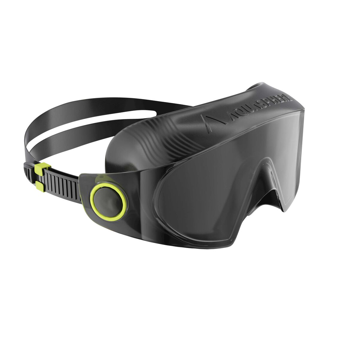 Aqua Sphere Defy Ultra Smoke Lens Swimming Goggles - Black & Bright Yellow for Competitive Swimming, Triathlon & Open Water Training