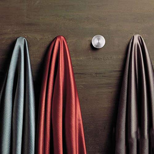 KINJOEK 6-Pack 4 Inch Brushed Stainless Steel Wall Mount Robe Hooks - Heavy Duty Coat & Towel Hangers for Bathroom, Bedroom, Kitchen - Silver | Perfect for Organizing Coats, Hats & Towels in Home & Office