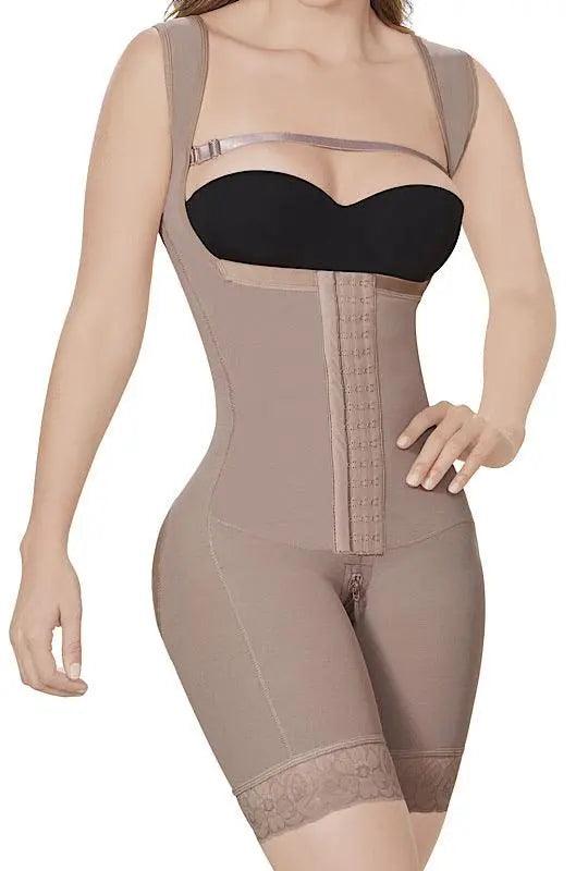Post-Surgery Faja with Thick Straps #6185 - Compression Girdle for Tummy Control & Body Shaping - Perfect for Postpartum, Liposuction & BBL Recovery