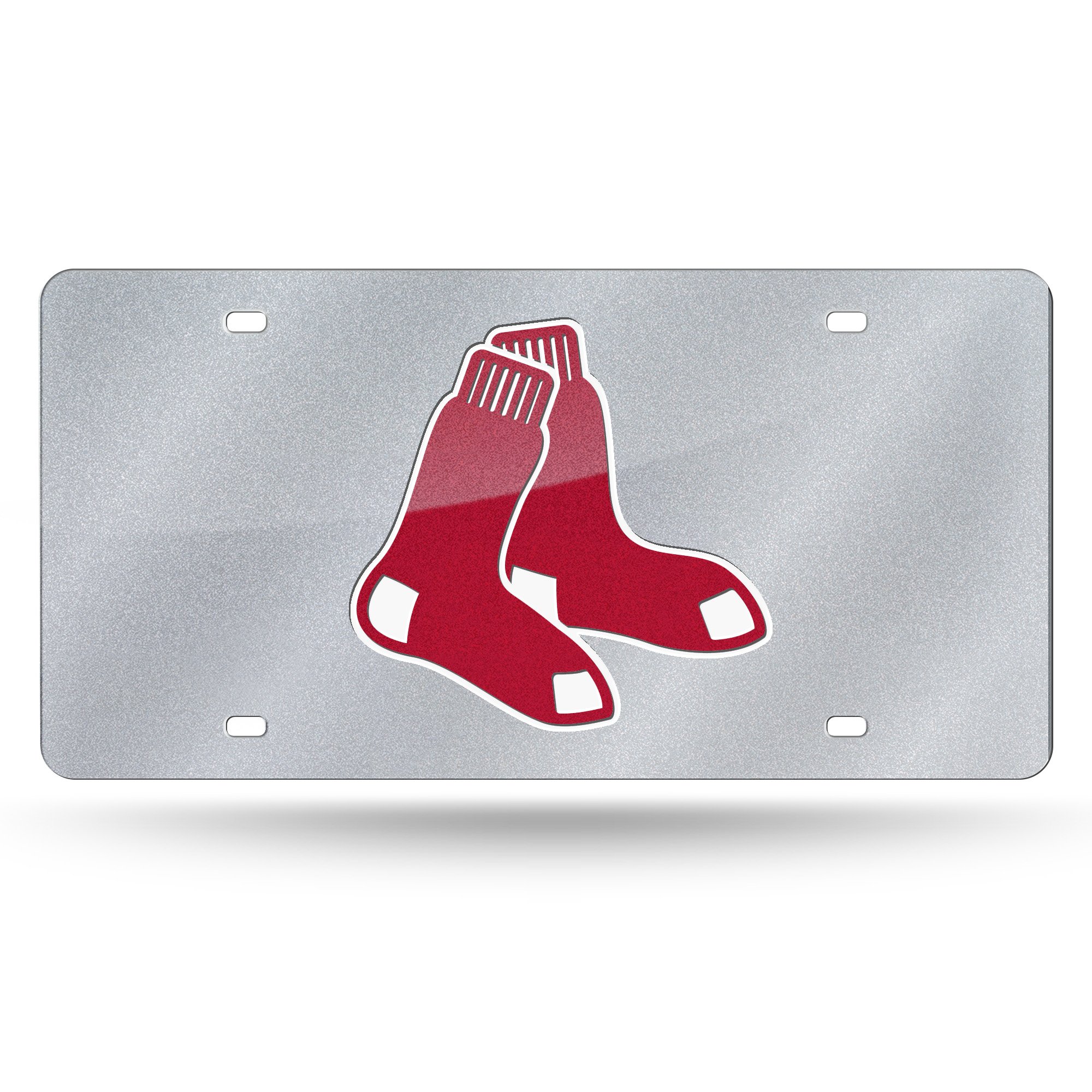 Rico MLB Unisex Bling Laser Cut Auto Tag Plate - Stylish Car Accessory for Baseball Fans & Custom License Plate Decor
