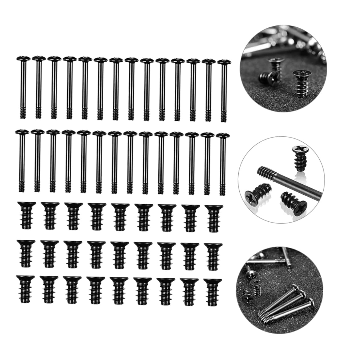 BESTonZON 60pcs Computer Case Fan Screw Kit - Premium Rack Cabinet Cooling Fan Screws for PC Builds & Gaming Rigs | Perfect for DIY Computer Assembly & Case Fan Installation