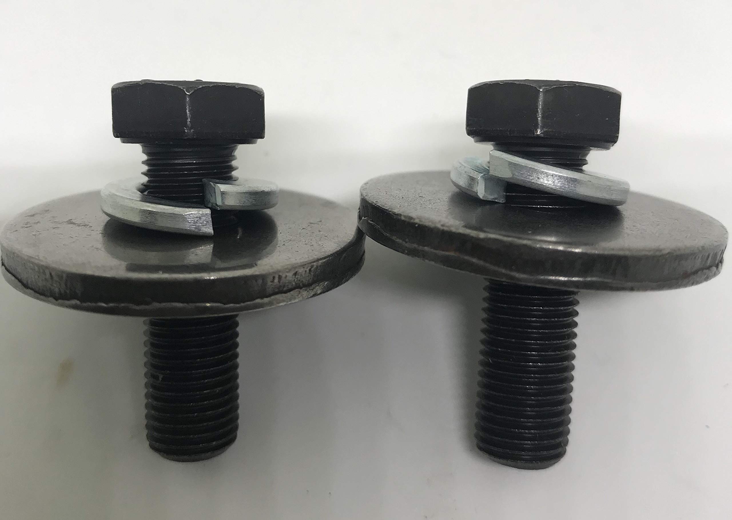 2 Replacement Blade Bolt Sets - Includes 2 850857 Blade Bolts, 2 140296 Washers & 2 Lock Washers - Compatible with Lawn Mowers & Garden Equipment - Perfect for DIY Repairs & Maintenance