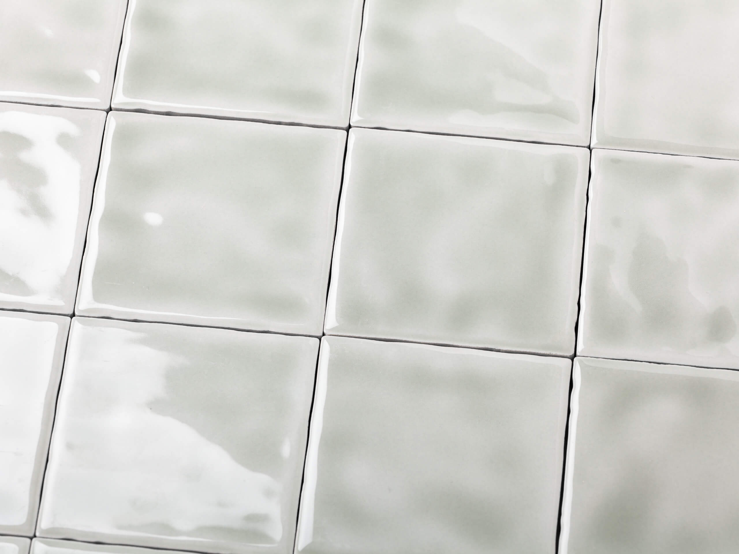 Premium 100x100mm Glossy Sage Green Ceramic Square Tiles - Perfect for Kitchen Backsplash, Bathroom Walls & DIY Home Decor Projects