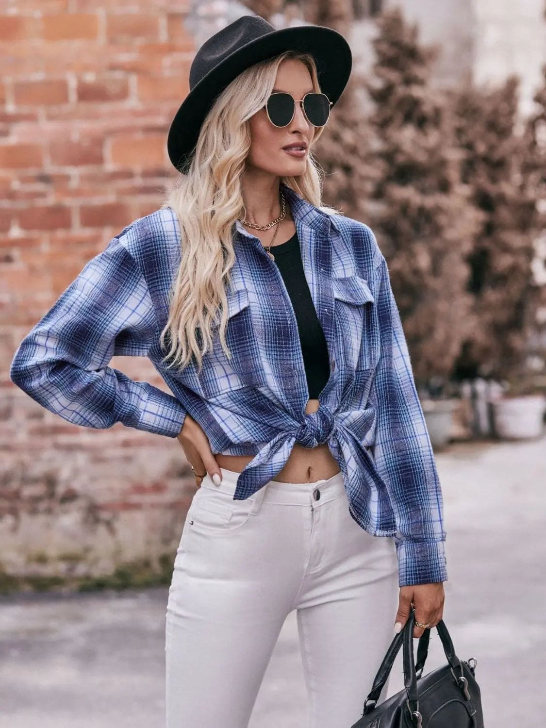 Stylish Plaid Dropped Shoulder Longline Shirt for Men & Women | Casual Oversized Flannel Shirt | Perfect for Fall Layering, Streetwear Outfits and Cozy Loungewear