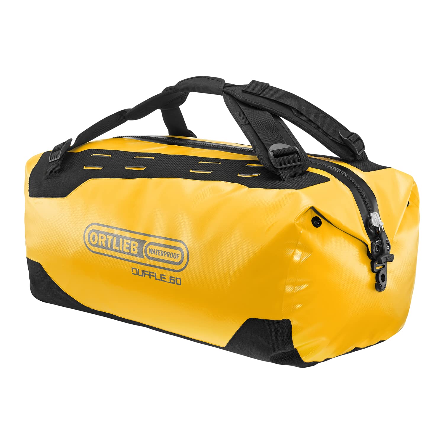 ORTLIEB Waterproof Duffel Bag - Sun Yellow, 40L Travel Duffle Bag for Outdoor Adventures, Gym, Camping & Hiking - Lightweight & Durable Carry-On Luggage