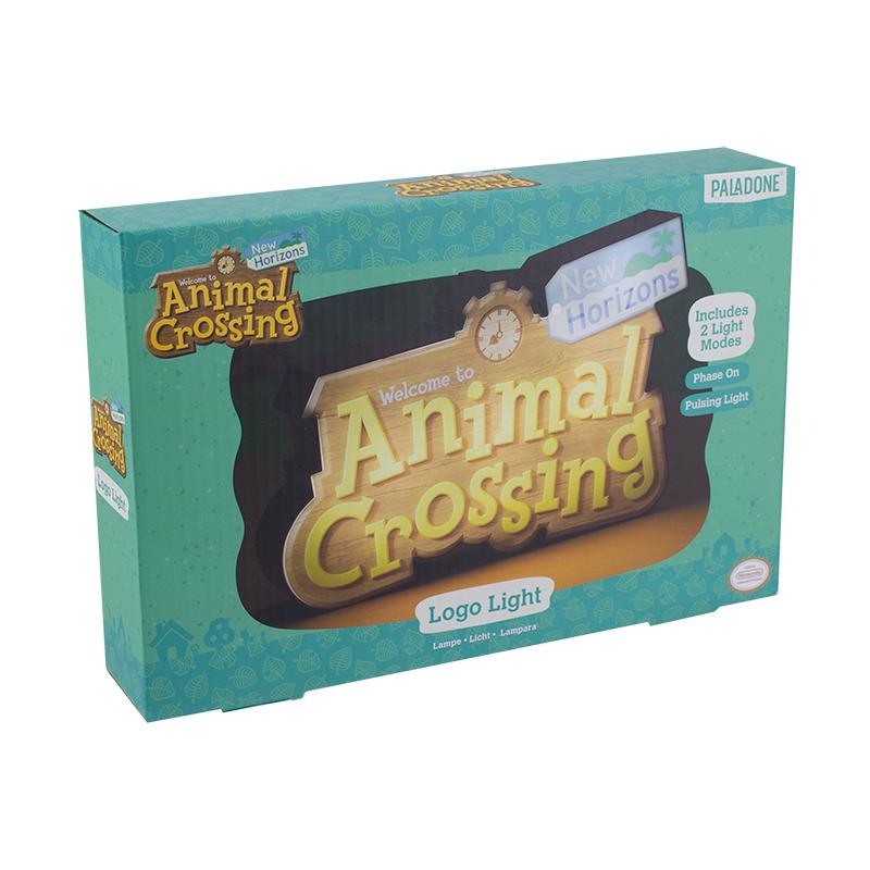 Animal Crossing Logo Light - Official Nintendo Licensed LED Night Light for Gaming Room & Bedroom Decor - Perfect for Fans & Collectors