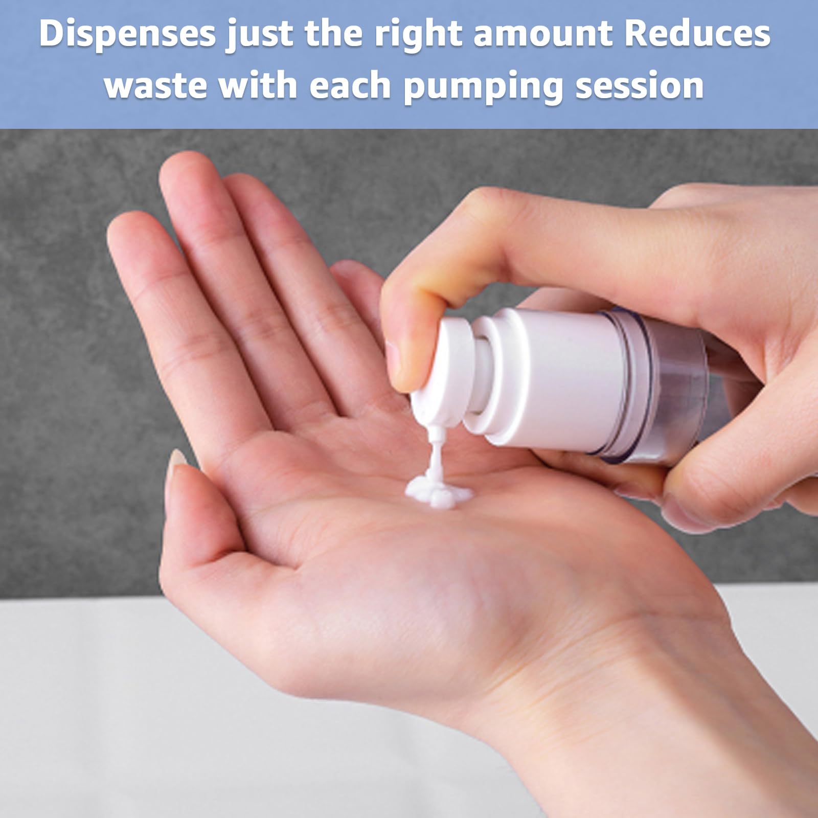 12 Pack 3.4OZ/100ML Airless Pump Bottles - Leak-Proof Travel Cosmetic Containers with Funnel & Dropper for Shampoo, Lotion, Foundation | Refillable Toiletry Bottles for Home, Gym & Vacation Travel Essentials