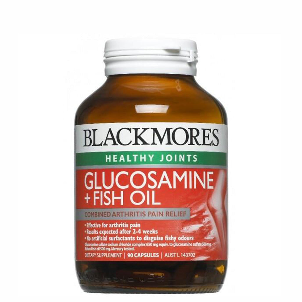 Blackmores Glucosamine + Fish Oil Joint Support Supplement - 1500mg Glucosamine & Omega-3 for Healthy Joints & Mobility - Supports Cartilage & Bone Health - Ideal for Active Adults & Seniors - Use Daily for Joint Comfort & Flexibility