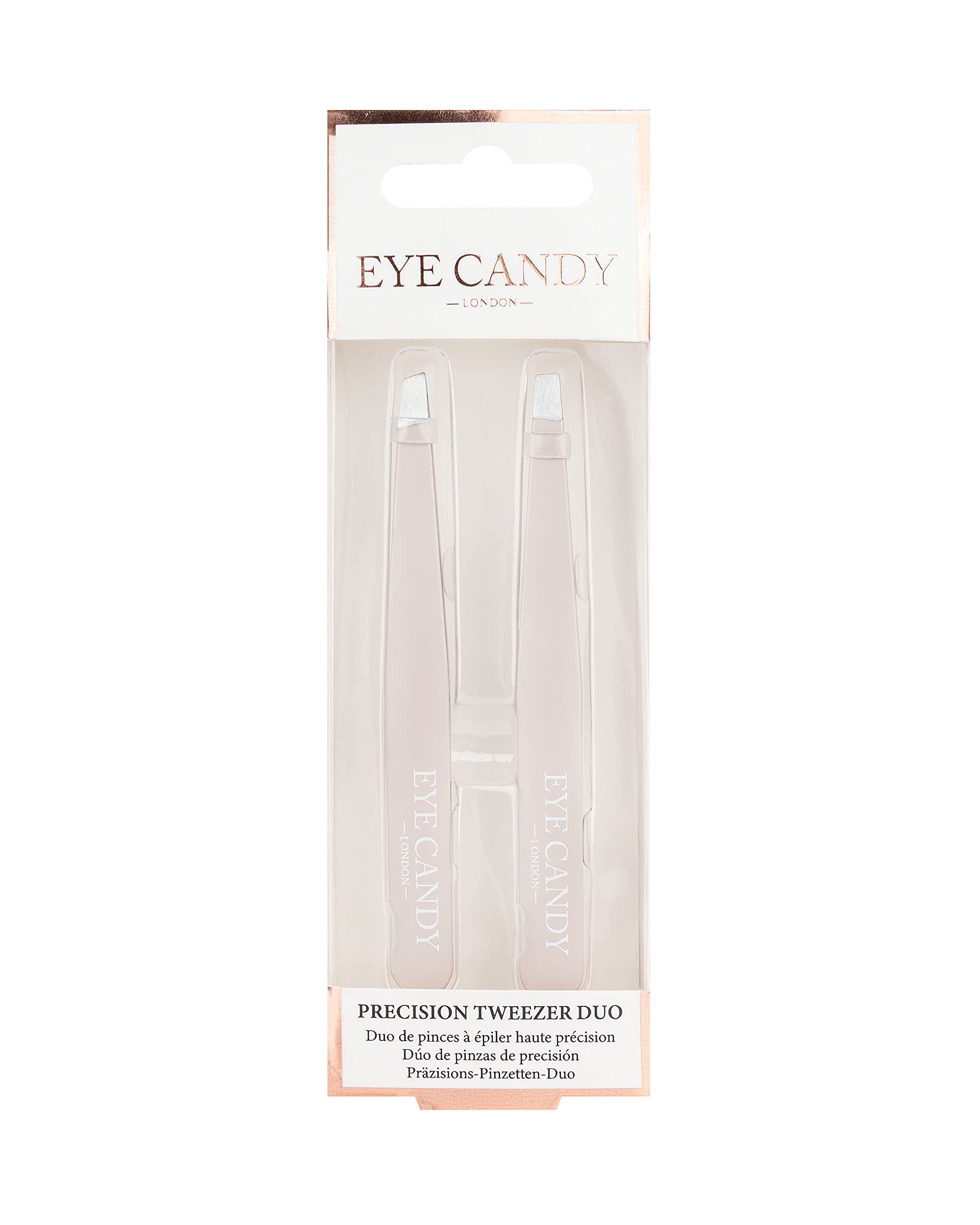 Precision Tweezer Set for Eyebrows & Eyelashes - Professional Stainless Steel Tweezers for Grooming, Splinter Removal & Crafting - Perfect for Salon, Home & Travel Use
