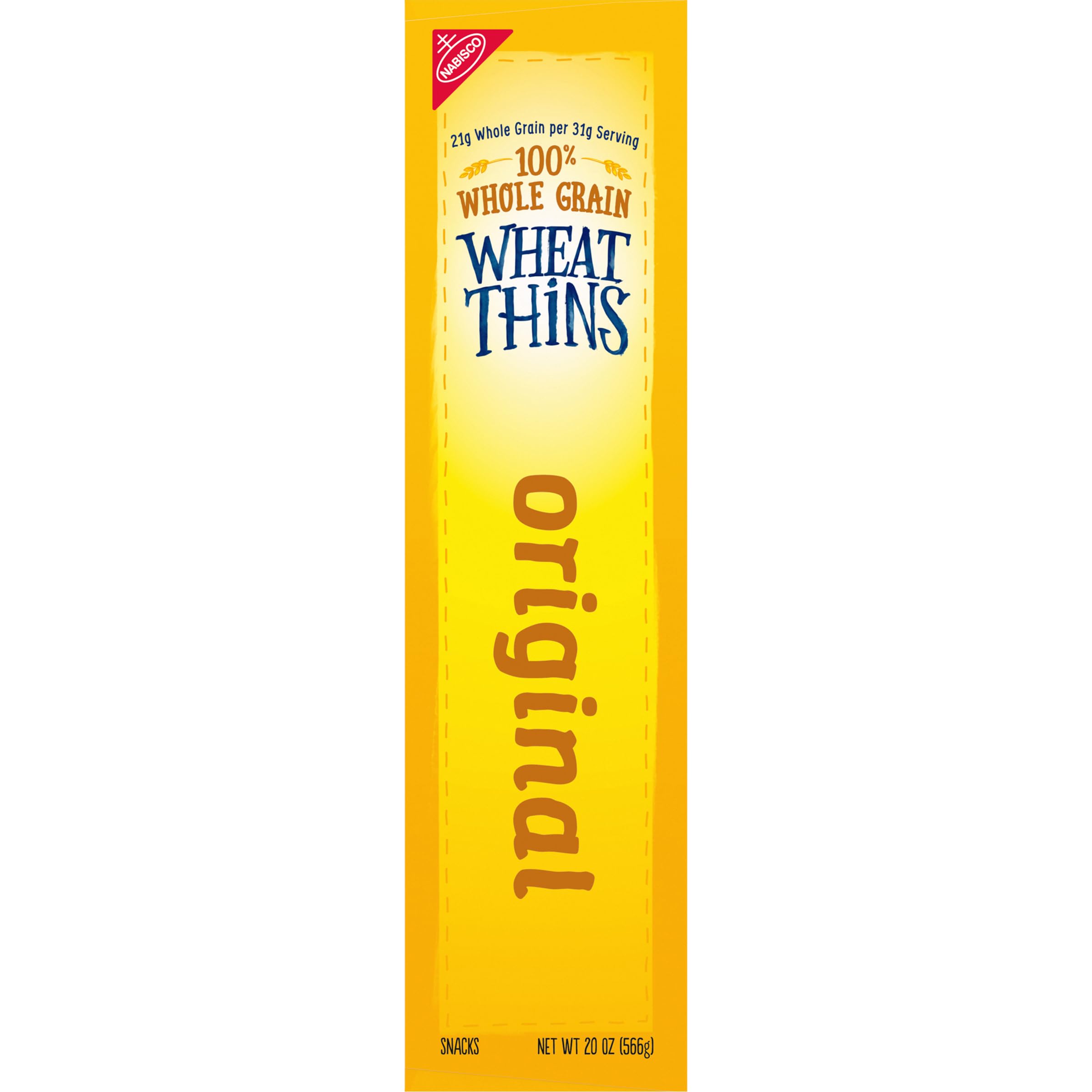 Original Wheat Thins Whole Grain Crackers - Healthy Snack Box (20oz) | Perfect for Parties, School Lunches & On-the-Go Snacking