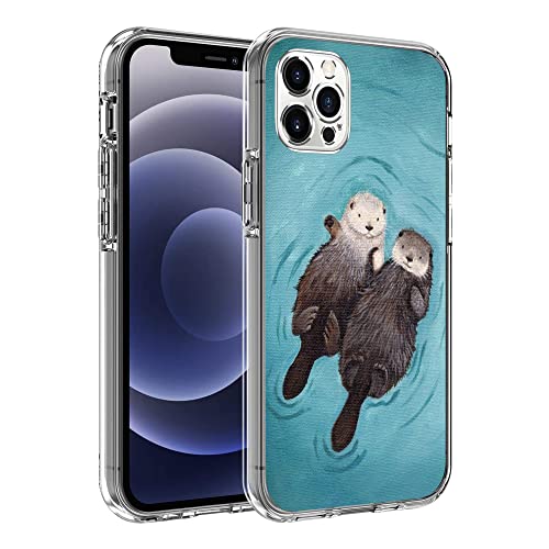 Cute Funny Sea Otter Oil Painting