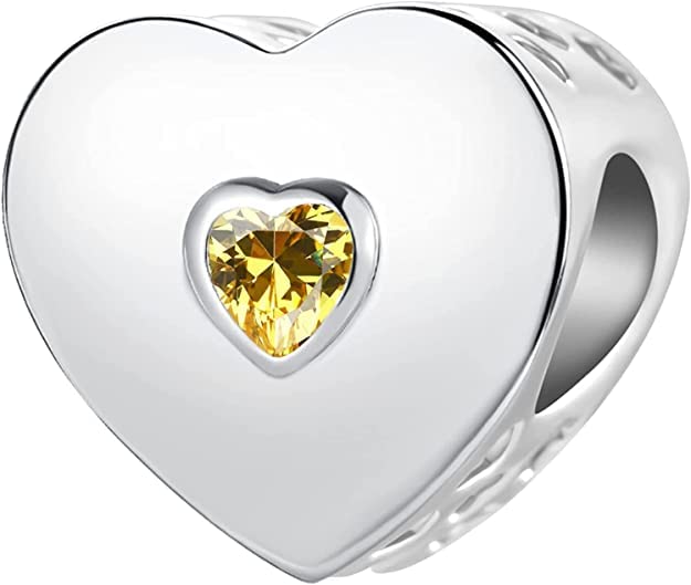 GMXLin Gold Sunflower Heart Charm Bead for Pandora Bracelets - You Are My Sunshine Jewelry Gift for Women, Mom, Grandma & Sister | Perfect for Birthday, Anniversary & Mother's Day