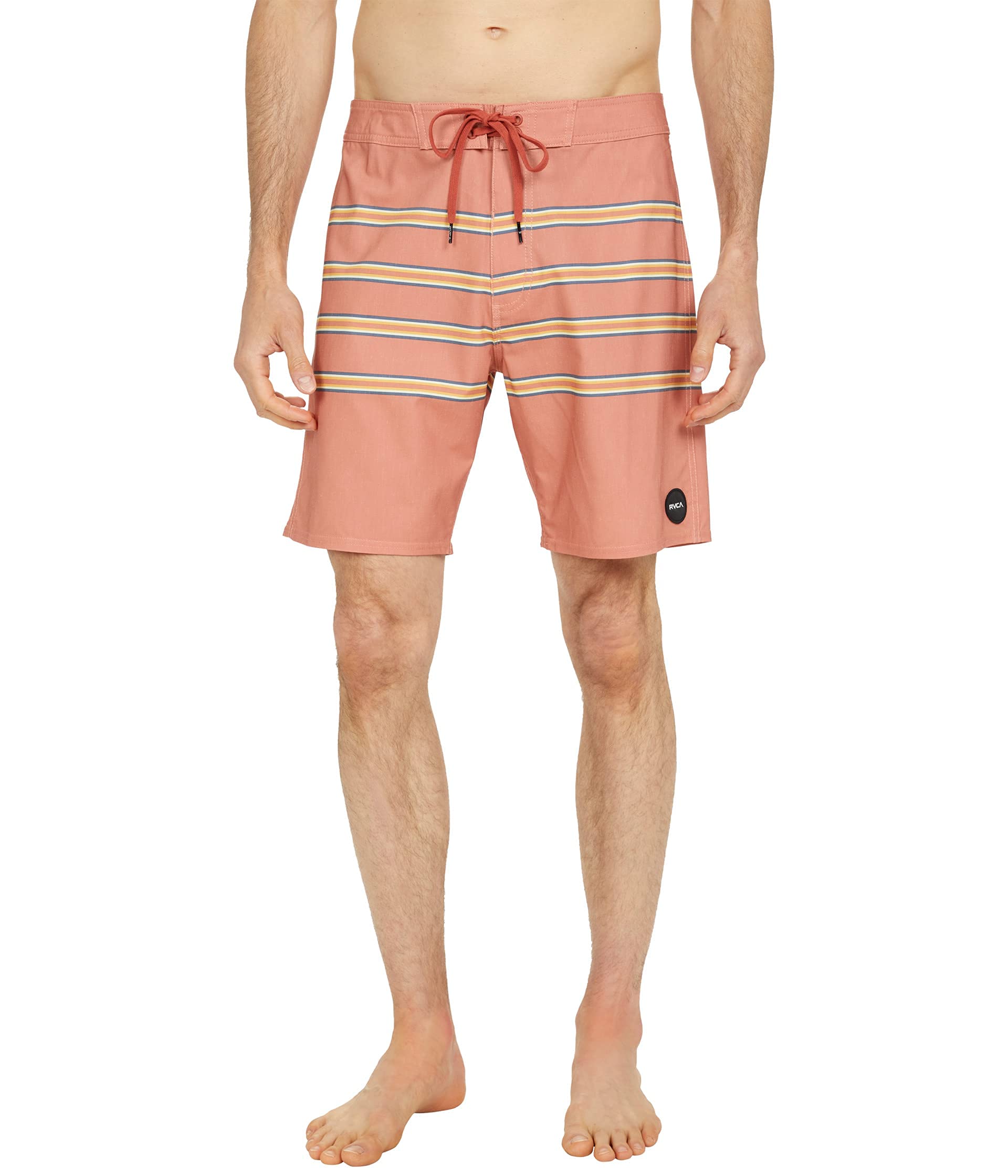 RVCA Men's Faction Trunk Swim Shorts - Quick Dry Board Shorts for Swimming, Surfing & Beach Vacation | Comfortable Athletic Swimwear