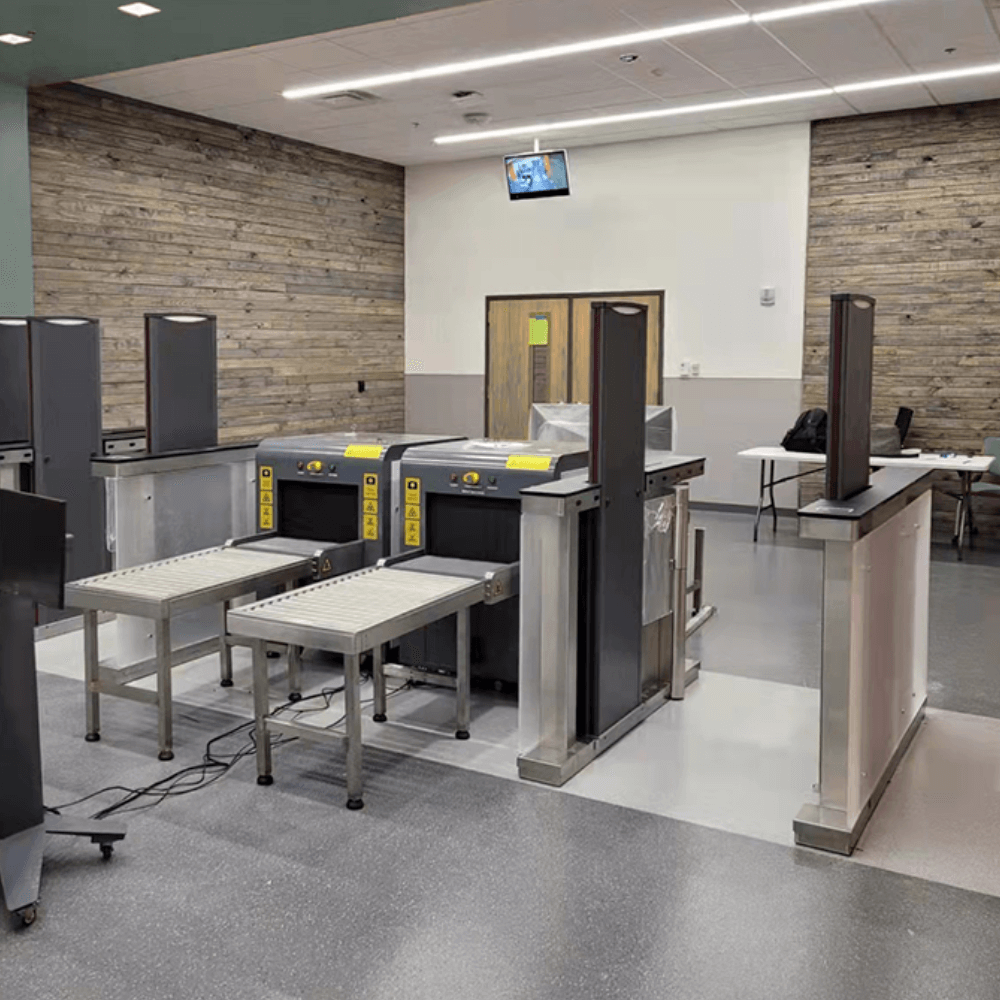 ZKTeco Cronus High-Security Turnstile Gate with Metal Detector for Access Control - Perfect for Airports, Stadiums, and Corporate Buildings