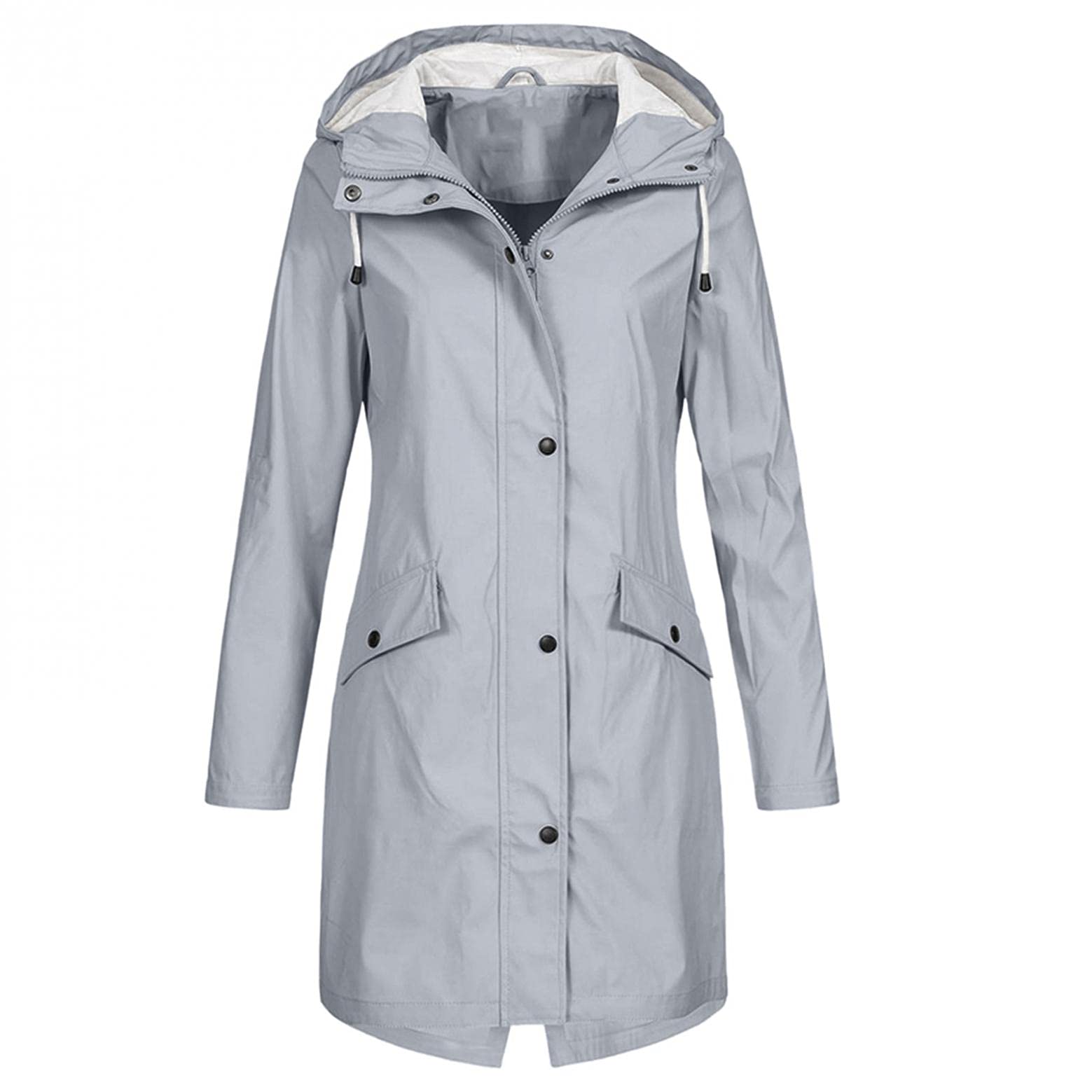 Maryia Women's Waterproof Rain Jacket - Lightweight Windbreaker with Hood for Hiking, Running & Outdoor Activities | All-Weather Protection for Commuting & Travel