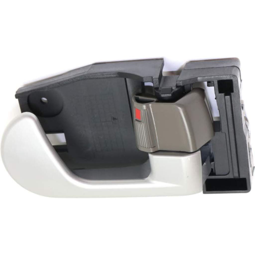 Mitsubishi Galant Interior Door Handle 2004-2012 Front or Rear Passenger Side Silver with Door Lock Button | Compatible with All Submodels | Perfect for Car Repair & Replacement