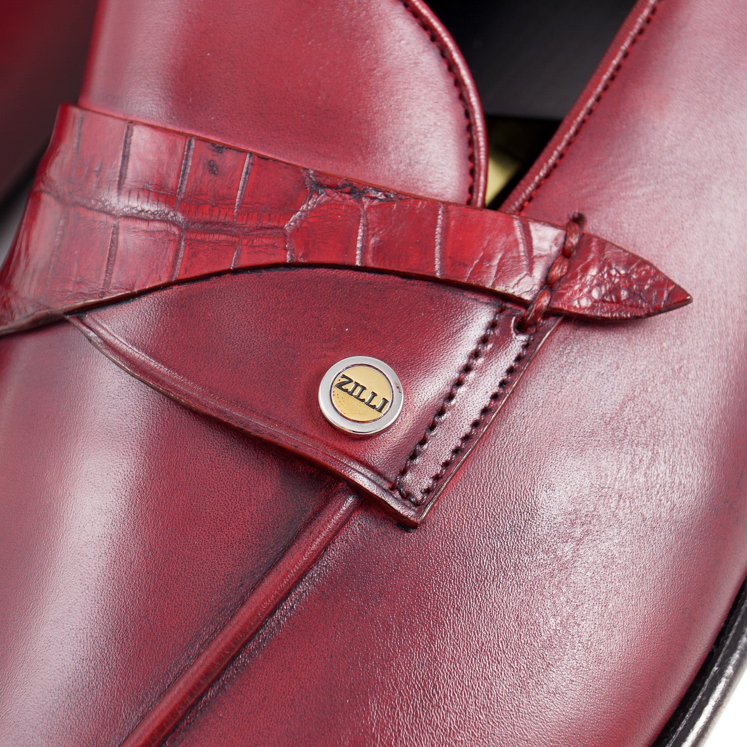 Luxury Zilli Crocodile & Calf Leather Loafers for Men - Premium Italian Handmade Dress Shoes for Business & Formal Occasions