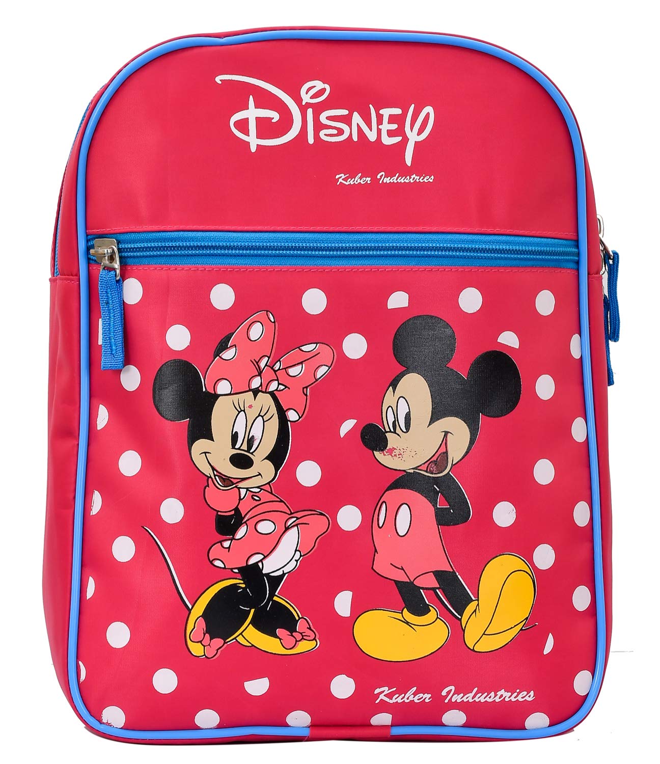 Disney Mickey Mouse Backpack for Kids - Pink School Bag with 2 Compartments | Cute Bookbag for Boys & Girls | Perfect for Elementary School, Daycare & Travel