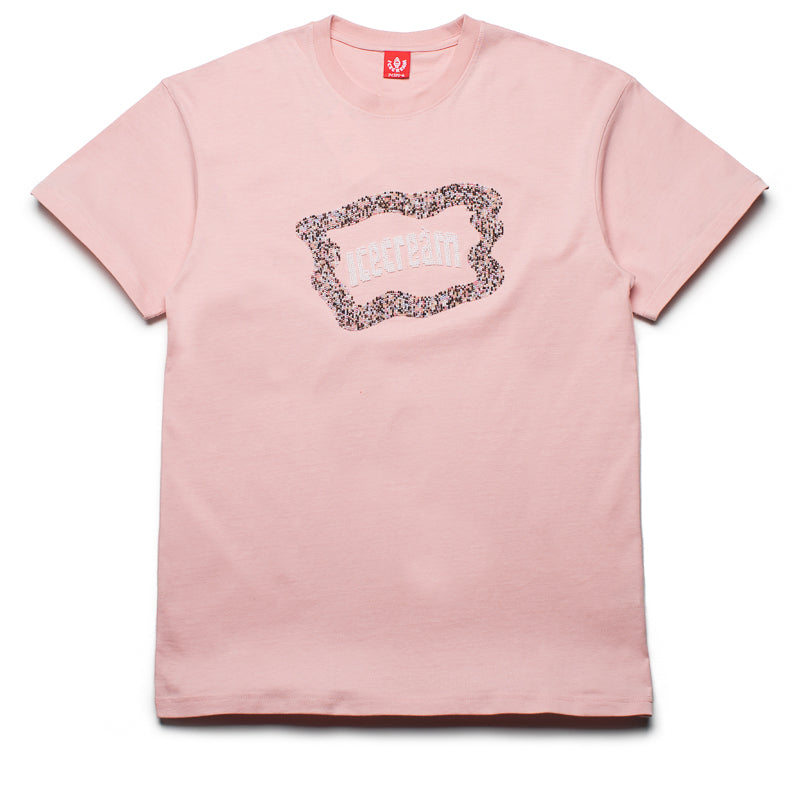 Silver Pink Ice Cream Flag Graphic T-Shirt - Soft Cotton Tee for Women & Men - Perfect for Summer Outfits, Casual Wear & Beach Vacations