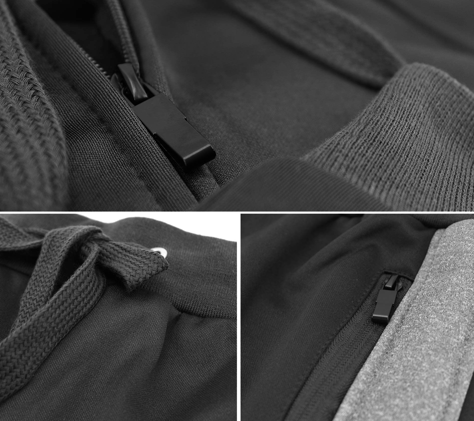 Men's 2-Piece Hooded Tracksuit Set - Lightweight Running Gym Workout Jogging Outfit for Men | Perfect for Fitness Training, Casual Wear & Outdoor Activities