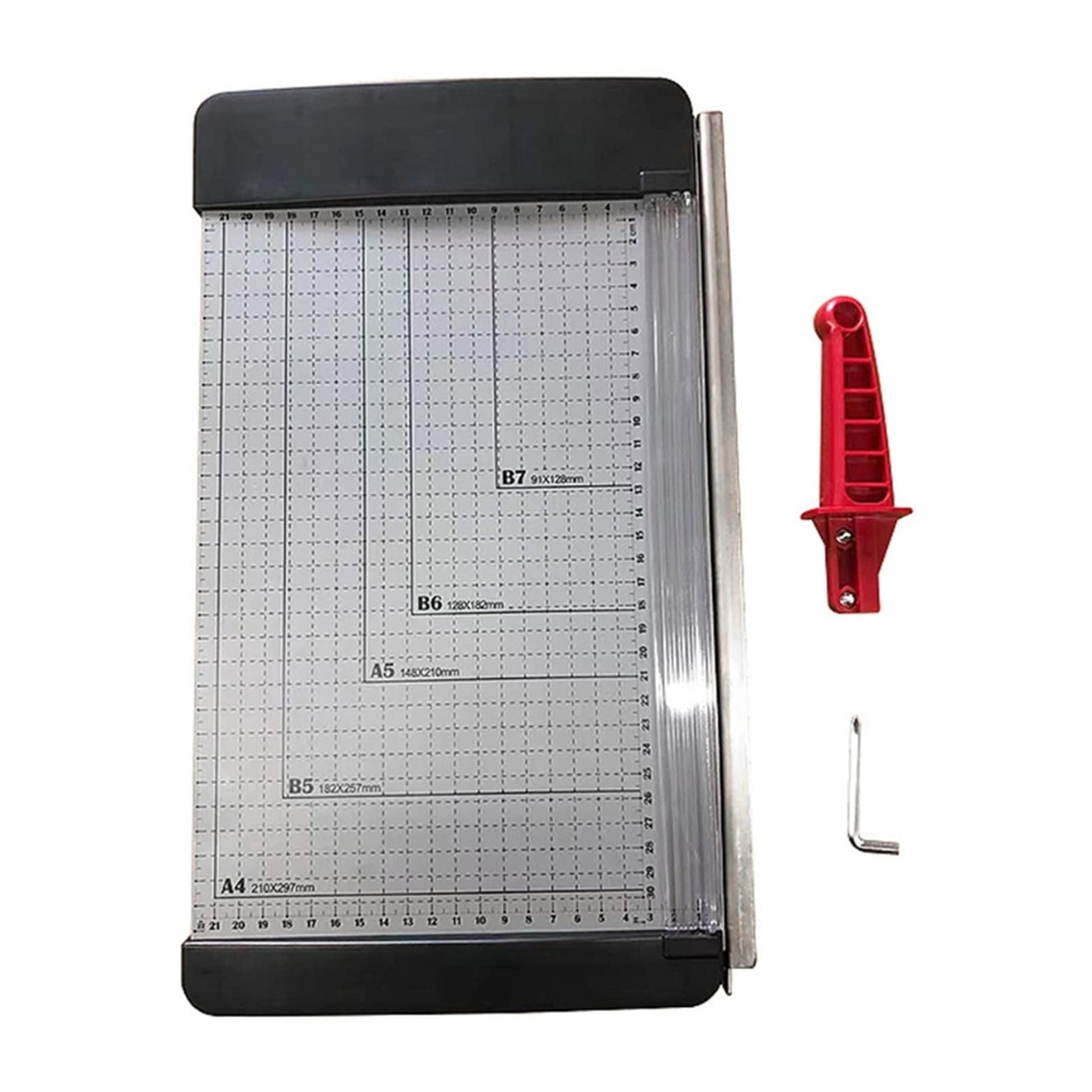 Qingmutech Professional 18-inch Guillotine Paper Cutter - A4 Manual Trimmer for Office, Home & Crafting | Perfect for Scrapbooking, Photo Cutting & Card Making