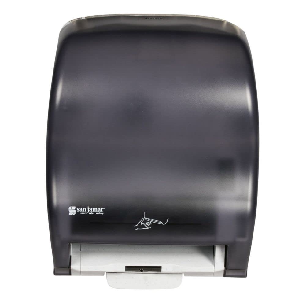 San Jamar Classic Paper Towel Dispenser - Hybrid Bathroom, Kitchen & Restaurant Towel Holder - 10.25