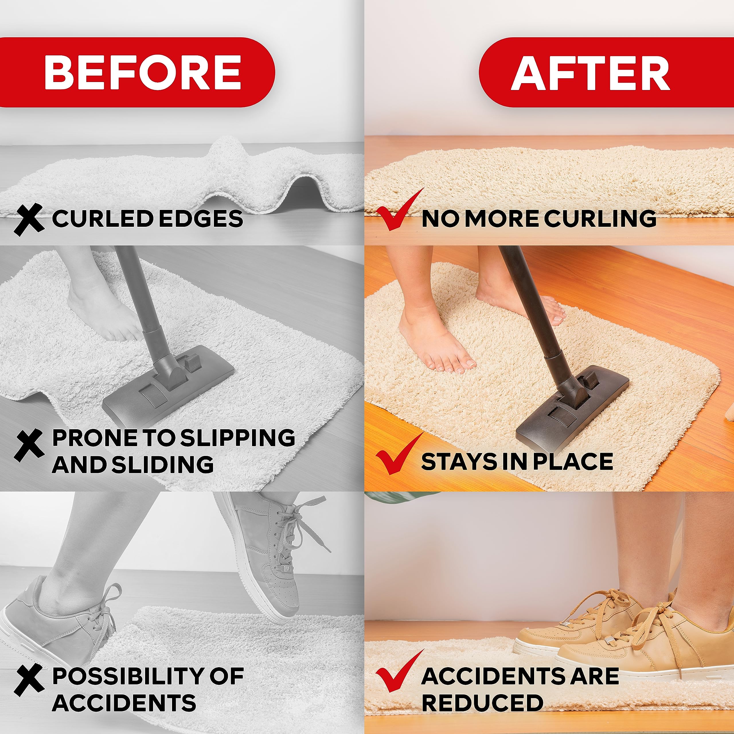 XFasten Double Sided Carpet Tape 3