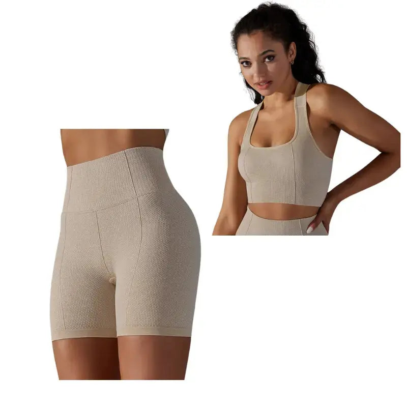 Women's High Waist Yoga Pants & Sports Bra Set - Breathable Workout Leggings & Supportive Activewear for Gym, Running, Pilates - Perfect for Fitness, Lounge & Travel