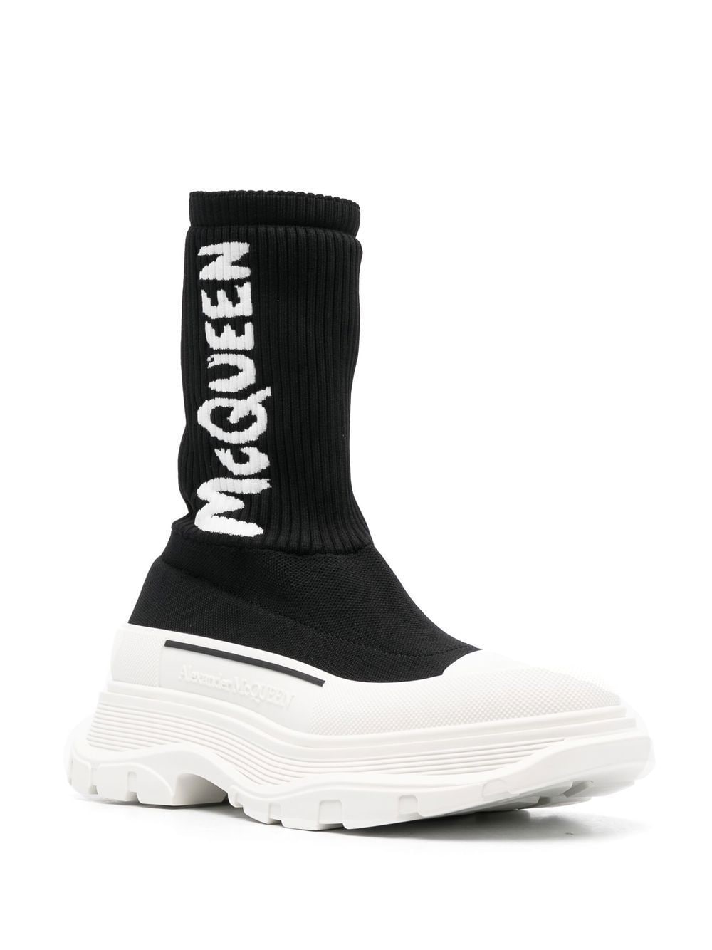 Alexander McQueen Black Leather Sneakers for Men & Women - Luxury Fashion Shoes for Casual Wear & Street Style