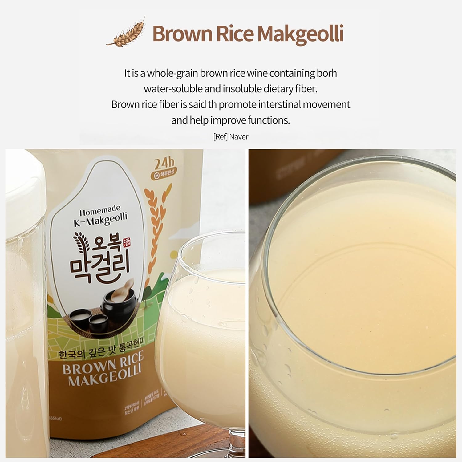 K Makgeolli DIY Kit - 3 Traditional Korean Rice Wine Flavors (Original, Chestnut, Strawberry) - No Container Included | Home Brewing Starter Kit for Korean Alcohol Lovers & Cultural Experience