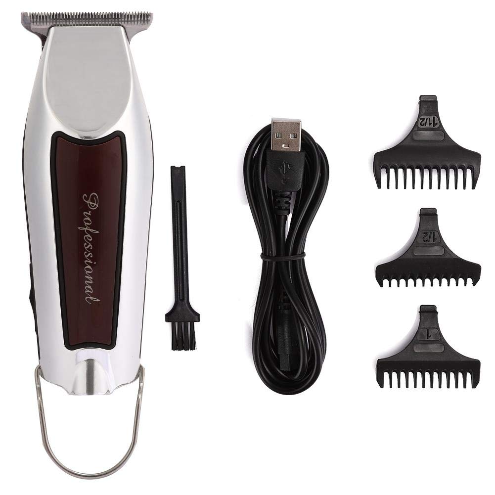 Professional USB Rechargeable Hair Trimmer & Clipper Kit - Electric Hair Cutting & Styling Tool for Men & Women | Home Barbering, Beard Trimming & Personal Grooming | Includes Hair Modeling & Carving Shaver Attachments