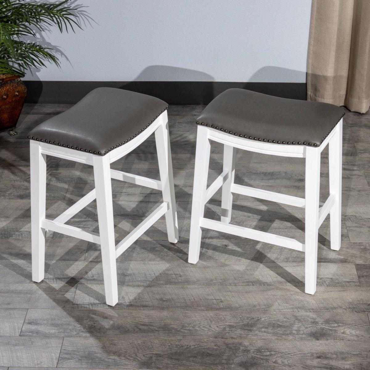 DTY Indoor Living Aurora Saddle Stool - 25