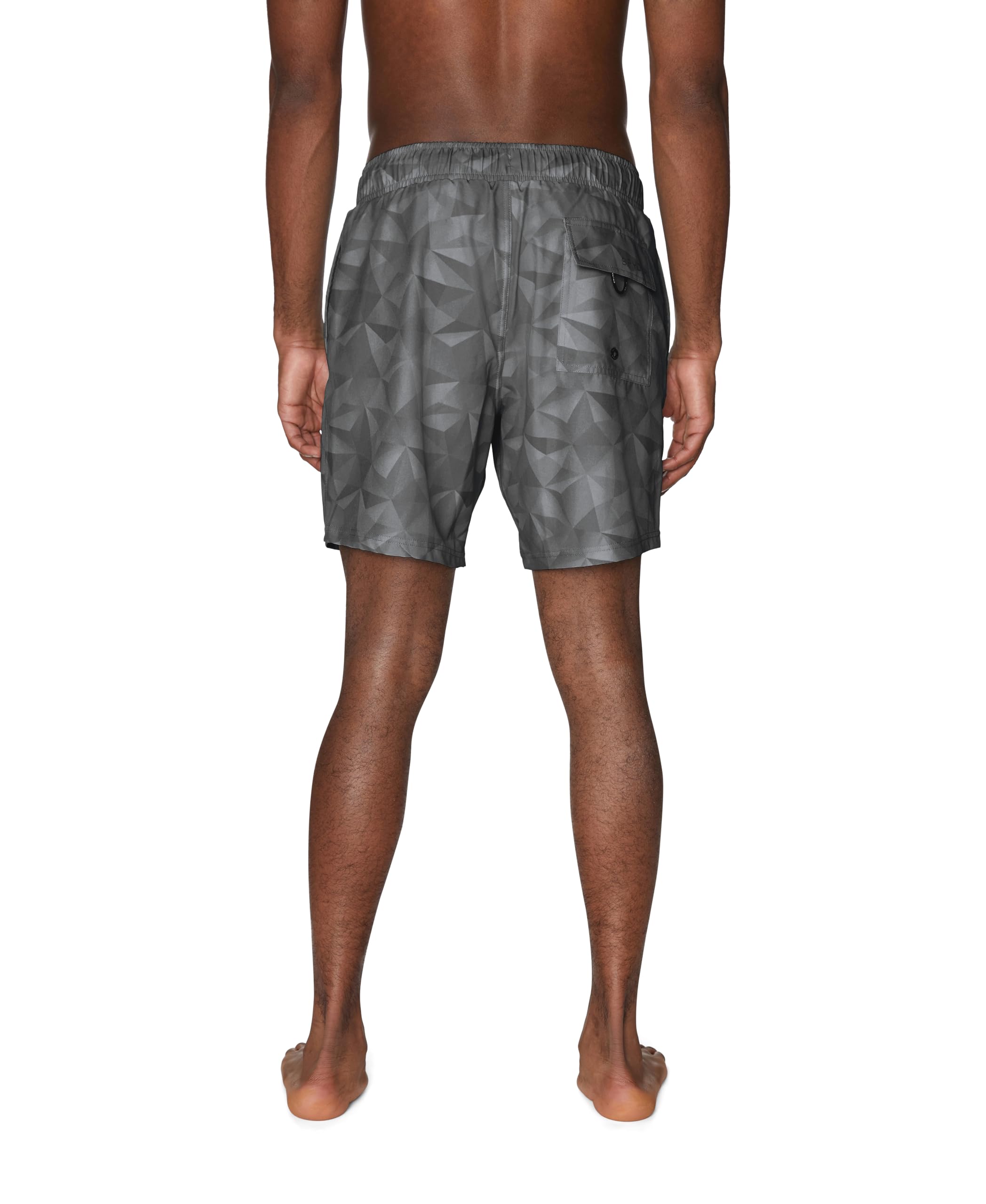 Spyder Men's Quick-Dry Stretch 7-inch Swim Trunks with UPF 50+ Sun Protection, Pockets & Mesh Liner - Gym Shorts for Swimming, Beach, Workout & Outdoor Activities