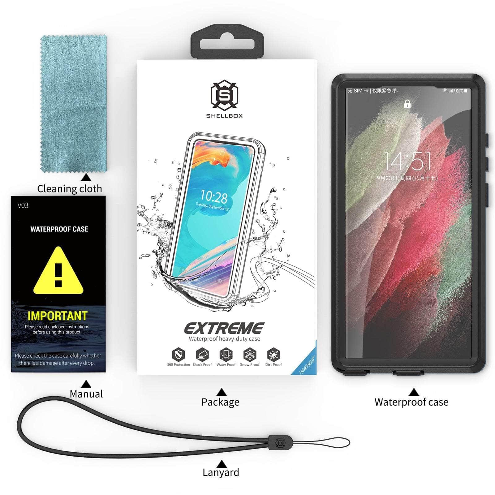 Samsung Galaxy S23 Ultra Waterproof Case with MagSafe - Shockproof, Dustproof & Snowproof Protection for Outdoor Adventures & Extreme Sports