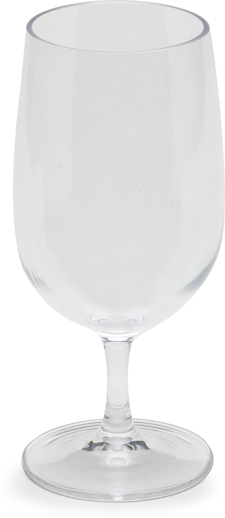 Carlisle Alibi 15 oz Clear Round Plastic Water Glasses for Restaurants, Catering & Kitchens - Durable Drinkware for Iced Tea, Juice & Beverages - Pack of 24